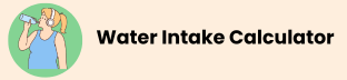 water intake calculator 1